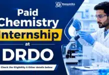 Paid Chemistry Internship in Delhi at DRDO | Apply Now Paid Internship in Delhi at DRDO | Apply Now for a Chemistry Internship