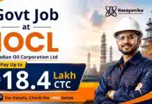 ₹18.4 Lakh CTC Govt Opportunity | IOCL Hiring Chemical Sciences Candidates Govt Jobs through IOCL Recruitment for Chemical Sciences candidates. Check who can apply, key requirements, selection process, and dates.