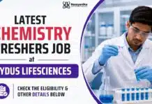 Latest Freshers Chemistry Job at Zydus | Production & ADL Analyst BSc Chemistry Freshers Job at Zydus | Attend the Walk-In Interview