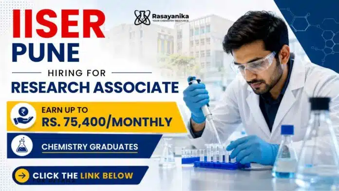 Apply for Research Jobs at IISER Pune. Attend the Walk-in interview for the Research Associate Apply for Research Jobs at IISER Pune. Attend the Walk-in interview for the Research Associate