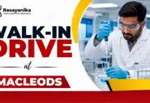 Walk-in Drive at Macleods | Jobs in Mumbai Attend the Macleods Walk-In Drive for R&D opportunities and explore Macleods Careers in Mumbai on August 23, 2026.