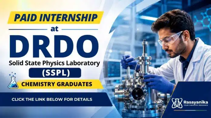 DRDO Apprentice 2026 notification for Graduate, Diploma and ITI candidates including Chemical Engineering disciplines DRDO Apprentice 2026 notification for Graduate, Diploma and ITI candidates including Chemical Engineering disciplines