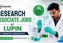 Research Associate Jobs at Lupin | Bioanalytical Role Research Associate Jobs at Lupin Careers. Apply for the Bioanalytical role for Analytical Chemistry Jobs in Pune. Check eligibility and apply.