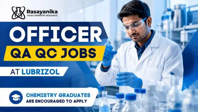 Explore this QA QC Job through Lubrizol Careers for qualified Chemistry professionals seeking Jobs in Gujarat. Explore this QA QC Job through Lubrizol Careers for qualified Chemistry professionals seeking Jobs in Gujarat.