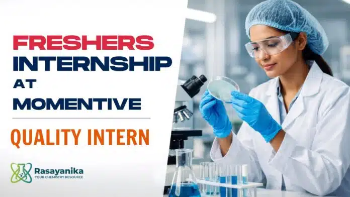 Quality Intern Position at Momentive in Bengaluru Quality Intern Position at Momentive in Bengaluru