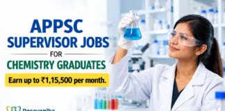 ₹1.15 Lakh Pay Scale! APPSC Supervisor Jobs for Chemistry Graduates ₹1.15 Lakh Pay Scale! APPSC Supervisor Jobs for Chemistry Graduates