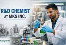 R&D Chemist Vacancy at MKS | Apply Now R&D Chemist Vacancy at MKS | Apply Now