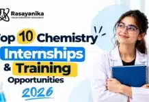 Top 10 Chemistry Internships, Research Programs & Training Opportunities 2026 Explore the top chemistry internship, research, apprenticeship and training opportunities available in 2026.