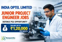 ₹1.2 Lakh Junior Project Engineer Job at India Optel Limited India Optel Limited is Hiring Junior Project Engineers