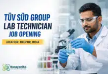 Lab Technician Position at TUV SUD | Apply Now Technician – Lab Position at TÜV SÜD Group