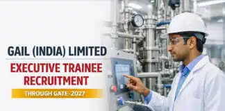 GAIL Executive Trainee Recruitment 2027 | PSU Jobs GAIL (India) Limited Executive Trainee Recruitment
