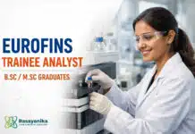 Freshers Trainee Role at Eurofins | Apply Now Freshers Trainee Role at Eurofins | Apply Now