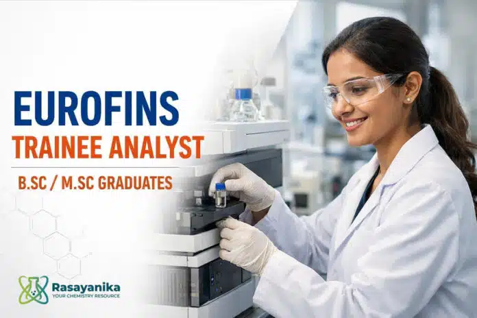 Freshers Trainee Role at Eurofins | Apply Now Freshers Trainee Role at Eurofins | Apply Now