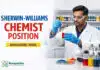 Sherwin-Williams Hiring for Chemist Role | Jobs in Bangalore Sherwin-Williams Hiring for Chemist Role | Apply Now