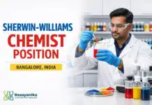 Sherwin-Williams Hiring for Chemist Role | Jobs in Bangalore Sherwin-Williams Hiring for Chemist Role | Apply Now