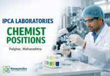 Ipca Laboratories Hiring Chemist Positions | Apply Now Ipca Laboratories Hiring Chemist Positions | Apply Now