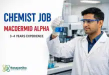 Chemist Job at MacDermid | Chemistry Jobs Apply Now Chemist at MacDermid Alpha / Element Solutions Gurugram | Lab Testing 3–4 Yrs