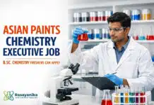 Freshers Chemistry Job at Asian Paints | Apply Now for Executive Role Freshers Chemistry Job at Asian Paints | Apply Now for Executive Role