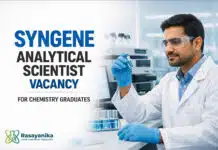 Scientist Vacancy at Syngene | Chemistry Graduates Apply Now Scientist Vacancy at Syngene | Chemistry Graduates Apply Now