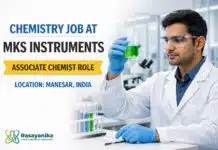 Freshers Chemistry Job at MKS | Apply for Associate Chemist Role Freshers Chemistry Job at MKS | Apply for Associate Chemist Role