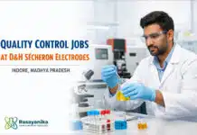 Quality Control Jobs at D&H Sécheron | Chemistry Graduates Apply Quality Control Jobs at D&H Sécheron Electrodes
