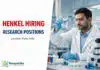 Henkel Hiring Chemistry Graduates | Apply for Research Position Henkel Hiring Chemistry Graduates | Apply for Research Position
