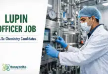 BSc Chemistry Job at Lupin | Apply Now for Officer Role BSc Chemistry Job at Lupin | Apply Now for Officer Role