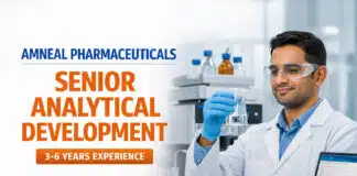 Chemistry jobs at Amneal | Executive Jobs in Ahmedabad Senior Executive, Analytical Development at Amneal Ahmedabad | 3-6 yrs