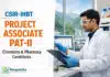 Project Associate Vacancy at CSIR-IHBT | Apply Now Project Associate PAT-II at CSIR-IHBT | Chemistry/Pharmacy
