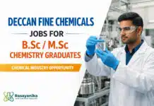 Freshers Job at Deccan Fine Chemicals | Chemistry Graduates Eligible Freshers Job at Deccan Fine Chemicals | B.Sc./ M.Sc. Chemistry Graduates Eligible