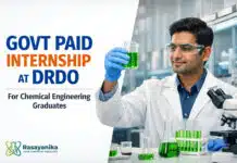 Govt Paid Internship at DRDO | Btech Chemical Engineering Graduates Govt Paid Internship at DRDO | Btech Chemical Engineering Graduates | Apply Online