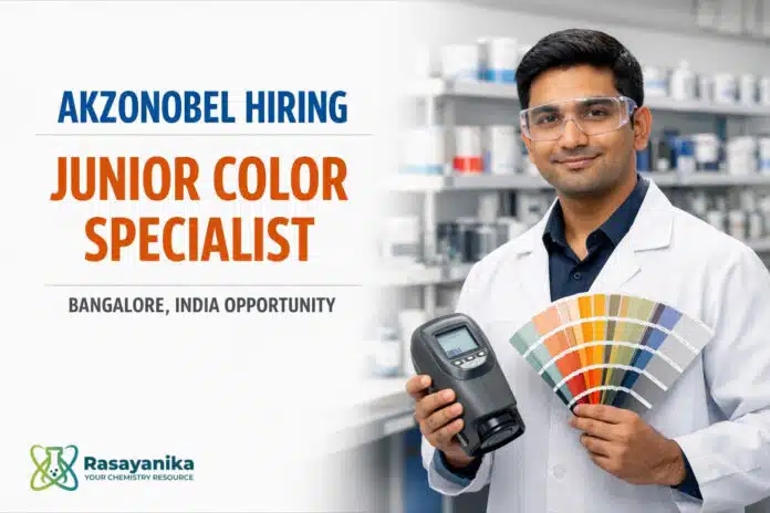 AkzoNobel Hiring Junior Color Specialist | Apply Now AkzoNobel Hiring Junior Color Specialist | Apply Now