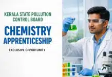 Govt Chemistry Apprenticeship at Kerala State Pollution Control Board | Exclusive Opportunity Govt Chemistry Apprenticeship at Kerala State Pollution Control Board | Exclusive Opportunity