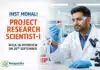 Scientist Vacancy at INST Mohali | Earn Rs 56,000/-pm Project Research Scientist-I at INST Mohali | ICMR Peptide Hydrogel Muscle / Sarcopenia | Walk-in 28 Sep | Earn Rs 56,000/- + HRA