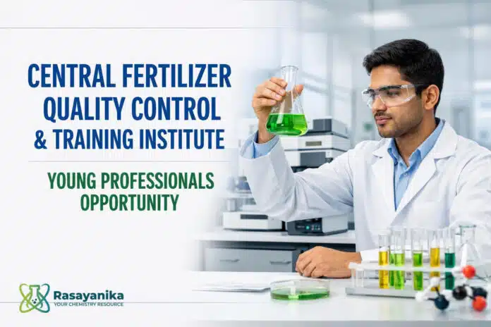 Young Professionals at Central Fertilizer Quality Control & Training Institute Young Professionals at Central Fertilizer Quality Control & Training Institute