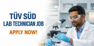 Lab Technician Job at TÜV SÜD | Apply Now Lab Technician Job at TÜV SÜD | Apply Now