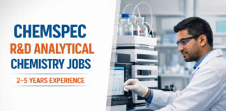 R&D Jobs at Chemspec Chemicals | Chemistry Jobs Apply Now Officer/Sr Officer R&D Analytical at Chemspec Taloja | 2–5 Yrs