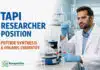 TAPI Hiring Chemistry Graduates | Apply for Researcher Position TAPI Hiring Chemistry Graduates | Apply for Researcher Position