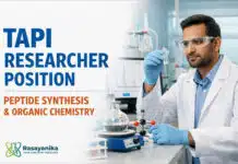 TAPI Hiring Chemistry Graduates | Apply for Researcher Position TAPI Hiring Chemistry Graduates | Apply for Researcher Position