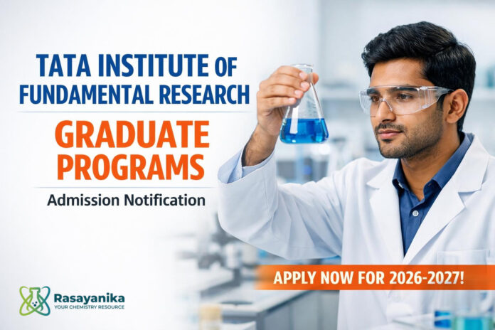 Tata Institute of Fundamental Research Graduate Programs Admission Notification Tata Institute of Fundamental Research Graduate Programs Admission Notification
