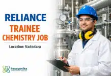 Freshers Chemistry Job at Reliance | Apply for Trainee Role Freshers Chemistry Job at Reliance | Apply for Trainee Role