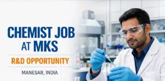 Chemist Job at MKS | Chemistry Candidates Apply Now Chemist Job at MKS | Chemistry Candidates Apply Now