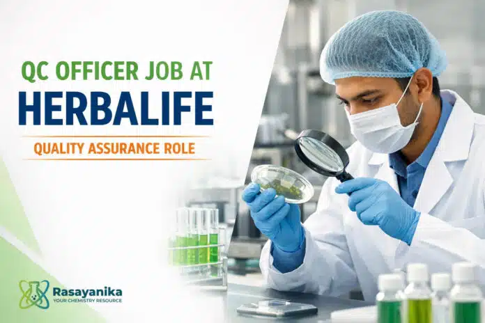 QC Officer job at Herbalife | Apply Now QC Officer job at Herbalife | Apply Now