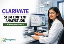 Freshers Job at Clarivate | Chemistry Candidates Apply Now Freshers Job at Clarivate | STEM Content Analyst Role