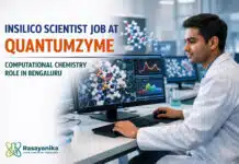 Freshers Computational Chemistry Job at Insilico | Apply for Scientist Role Freshers Computational Chemistry Job at Insilico | Apply for Scientist Role