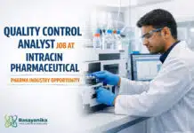 Quality Control Analyst Position at Intracin | Apply Now Quality Control Analyst Position at Intracin Pharmaceutical