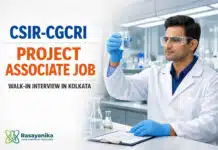 Govt Research job at CSIR-CGCRI | Walk-in Interview Govt Research job at CSIR-CGCRI | Walk-in Interview