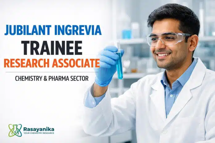 Freshers Job at Jubilant | Chemistry Trainee Associate Role | Apply Now Freshers Job at Jubilant | Chemistry Trainee Associate Role | Apply Now