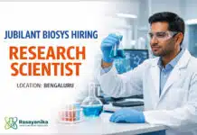 Jubilant Biosys is Hiring Research Scientist in Bengaluru Jubilant Biosys is Hiring Research Scientist in Bengaluru