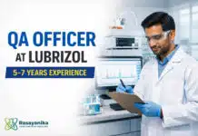 QA Officer at Lubrizol | Analytical Chemistry Thane 5–7 Yrs QA Officer at Lubrizol | Analytical Chemistry Thane 5–7 Yrs